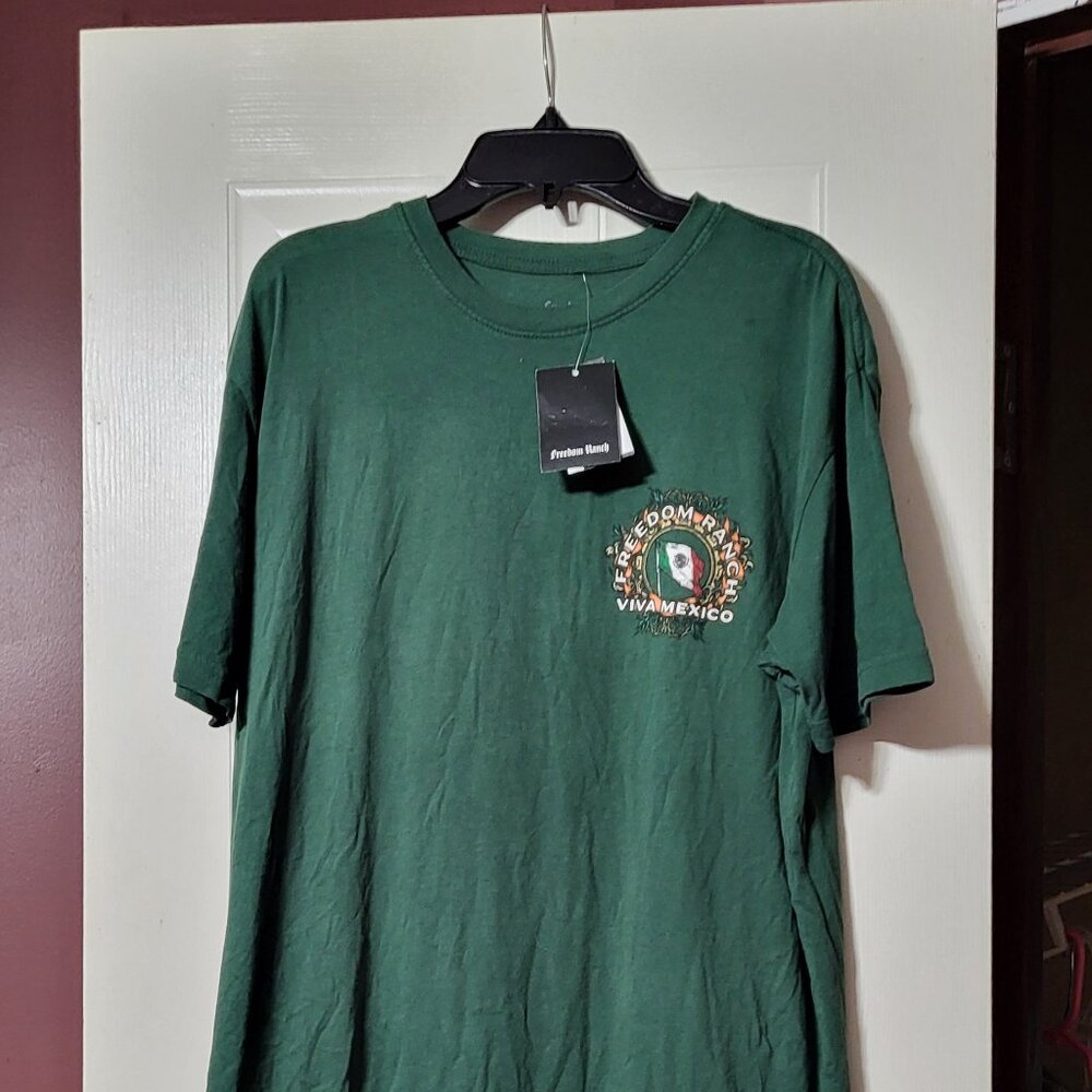 Mens Freedon Ranch Mexico shirt size large